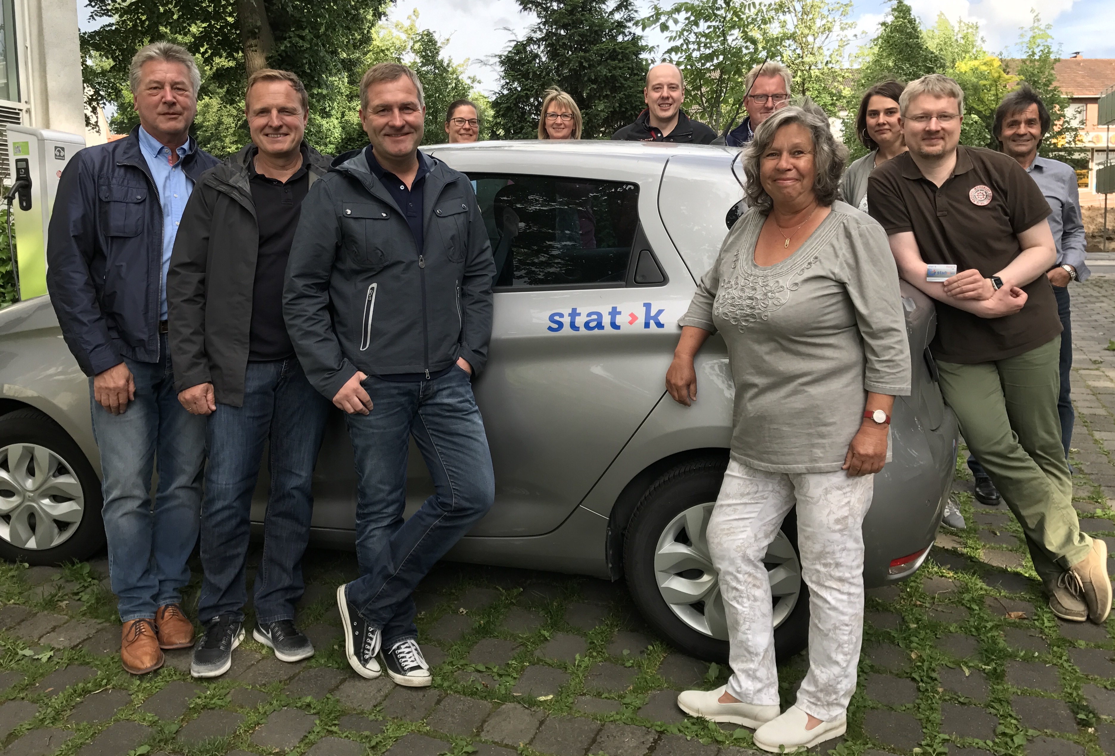 SPD/FDP-Gruppe vor Ort