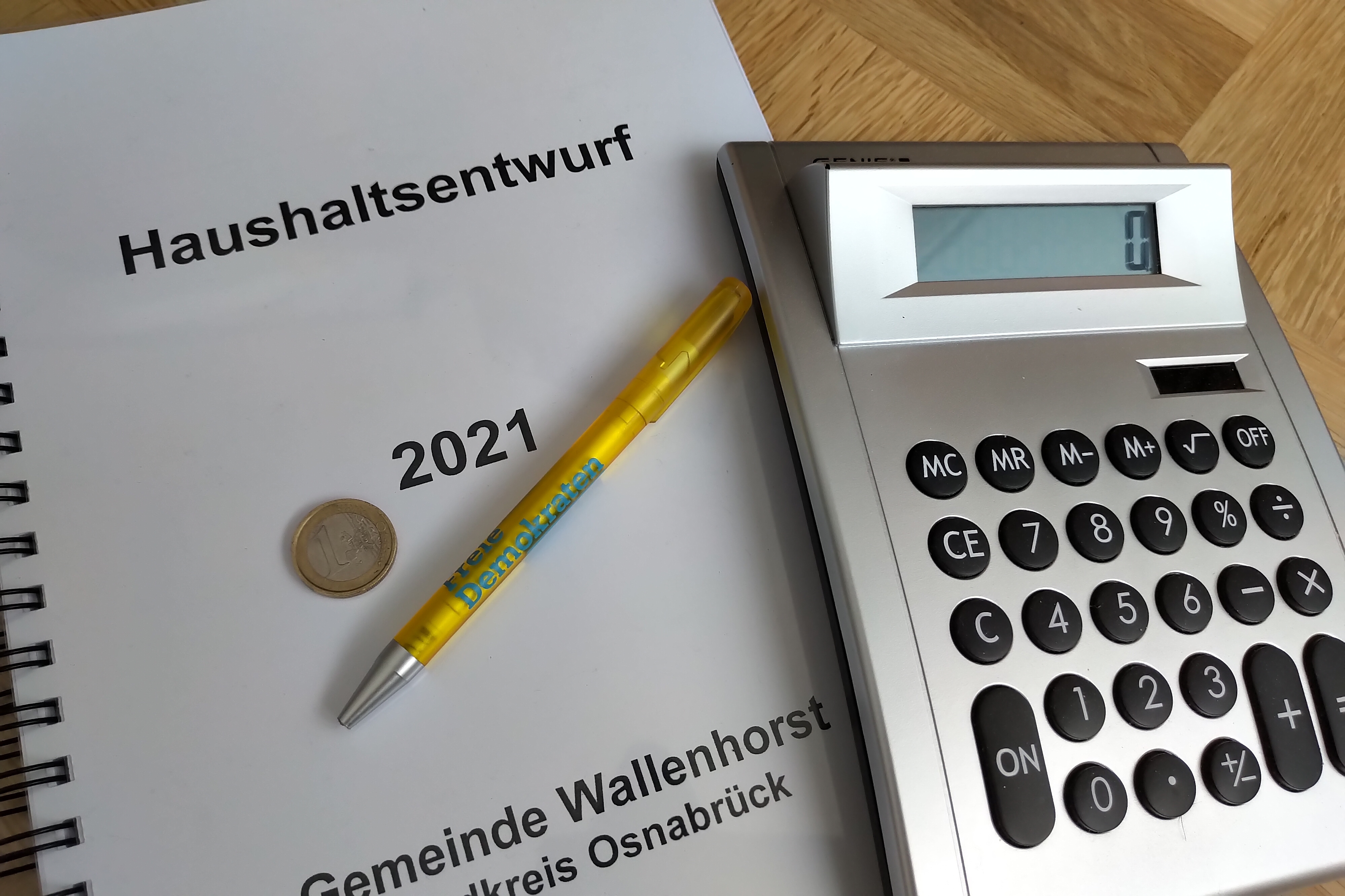 Haushaltsentwurf