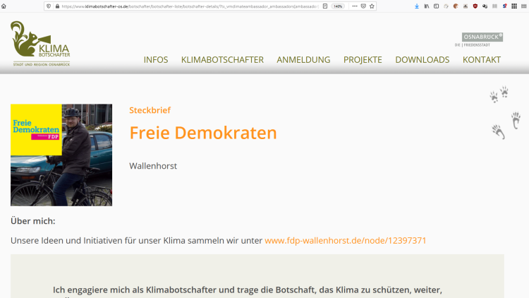 Steckbrief der FDP Wallenhorst