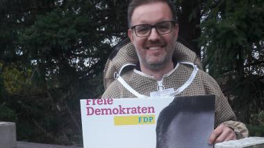 Imker Andreas Kaiser